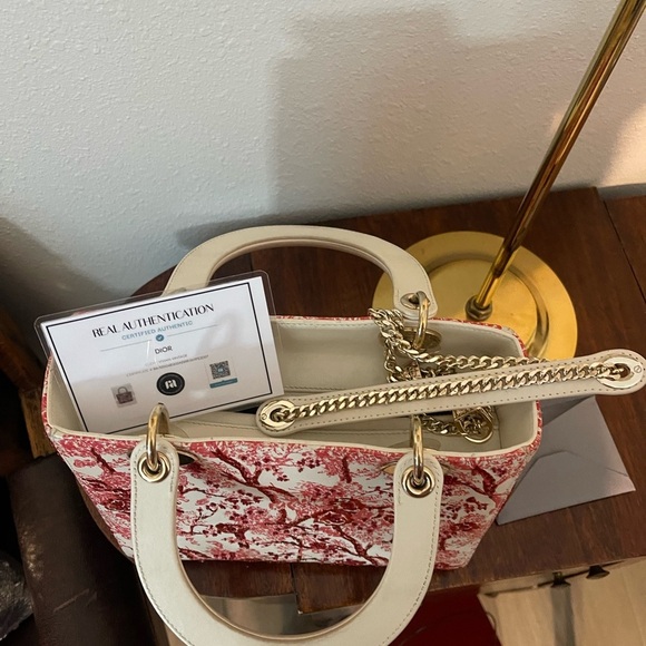 Dior Lady Dior Handbag with embroidery - Picture 6 of 8